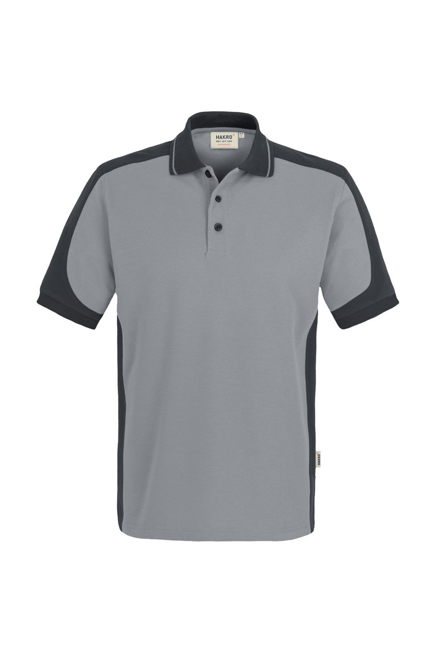 Hakro, Poloshirt Contrast Performance, titan/anthrazit