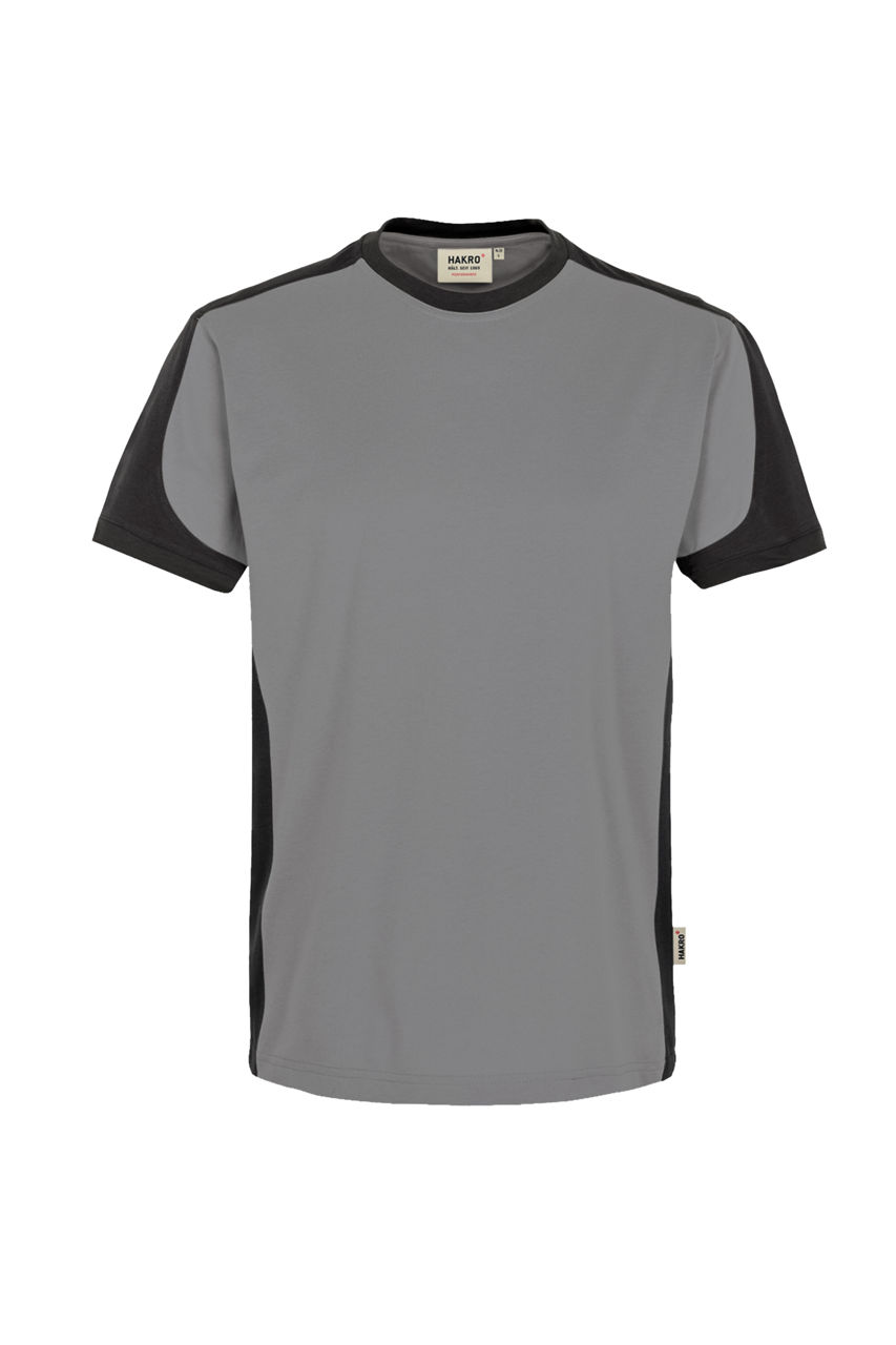 Hakro, T-Shirt Contrast Performance, titan/anthrazit